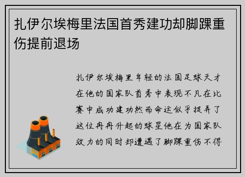 扎伊尔埃梅里法国首秀建功却脚踝重伤提前退场